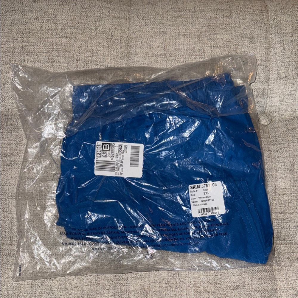 Lands' End Men's Royal Blue Swim Trunks Size 2XL